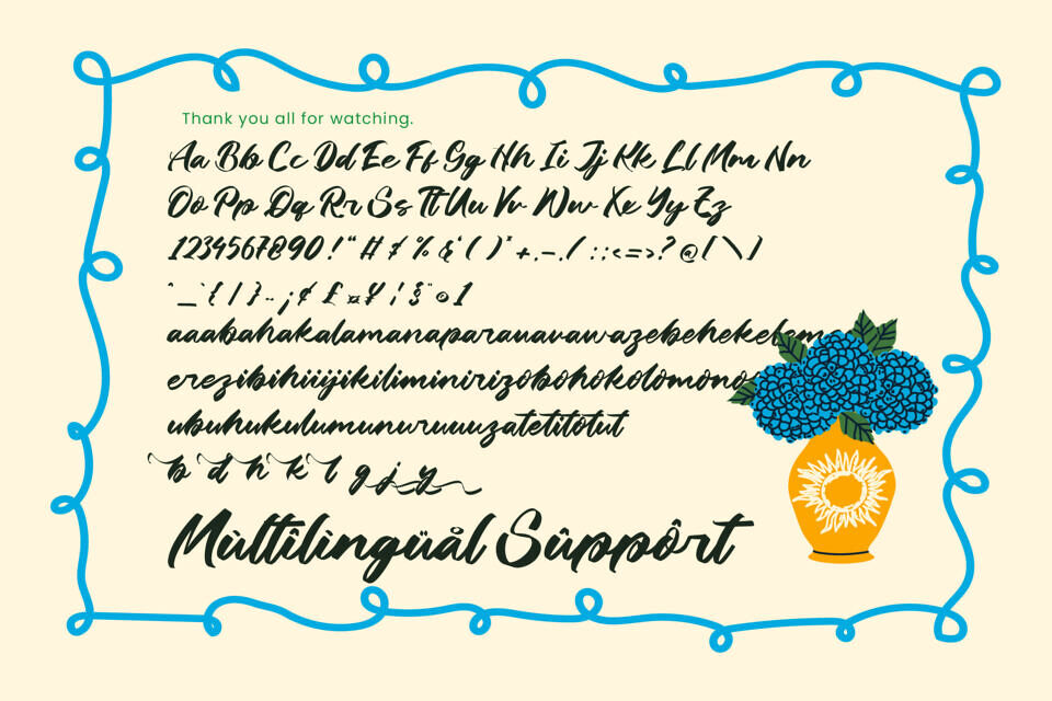 Positano Vintage Font