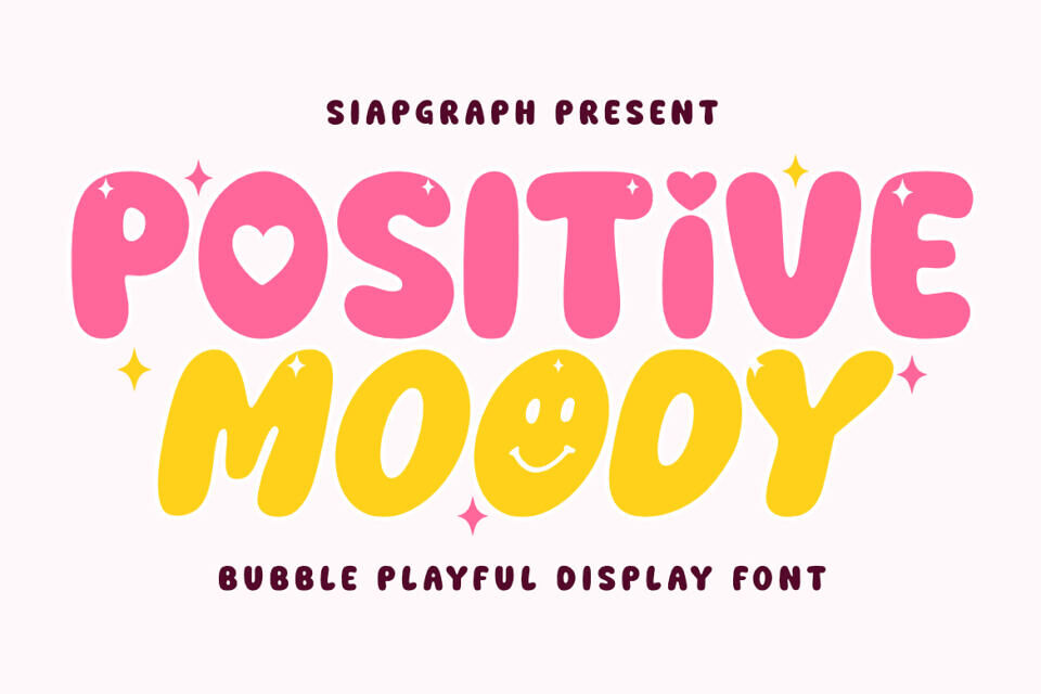 Positive Moody Font