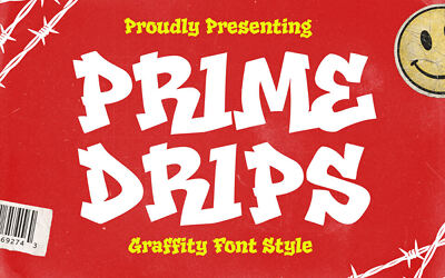 Prime Drips Font