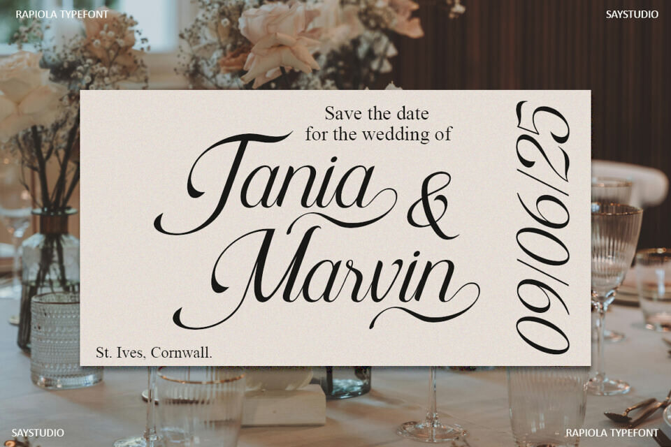 Rapiola Font