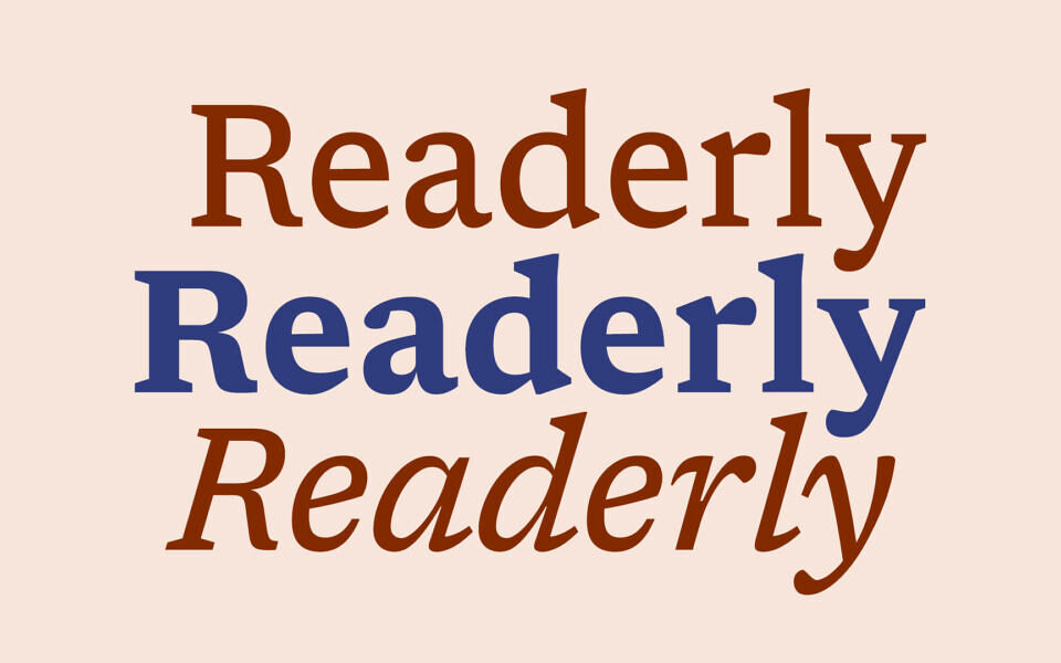 Readerly Font Family
