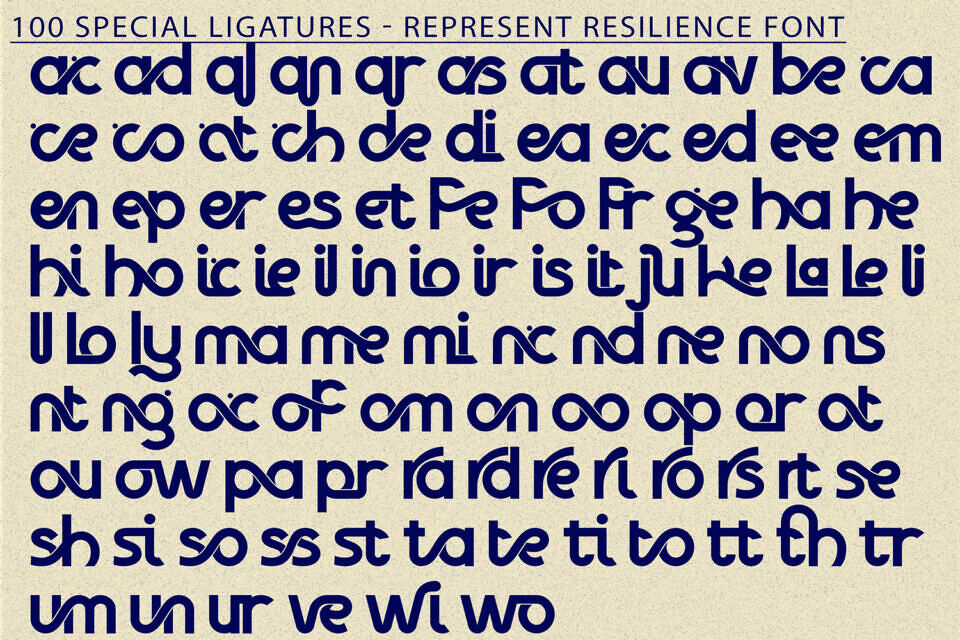 Represent Resilience Font