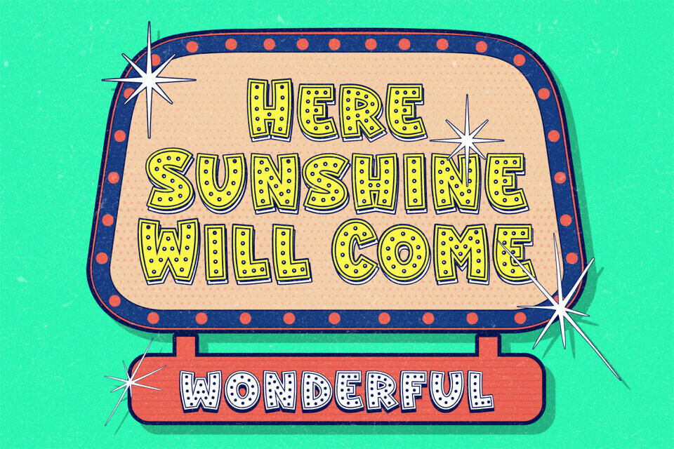 Retro Signed Font