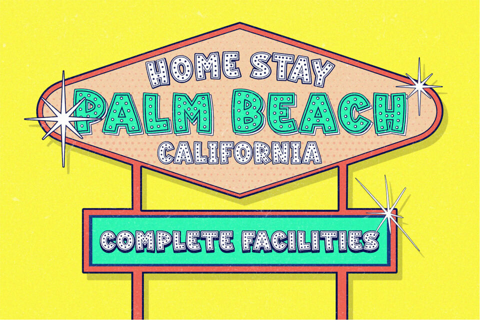 Retro Signed Font