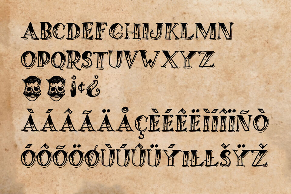 Rich The Barber Font