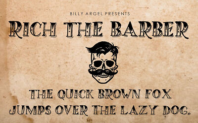 Rich The Barber Font