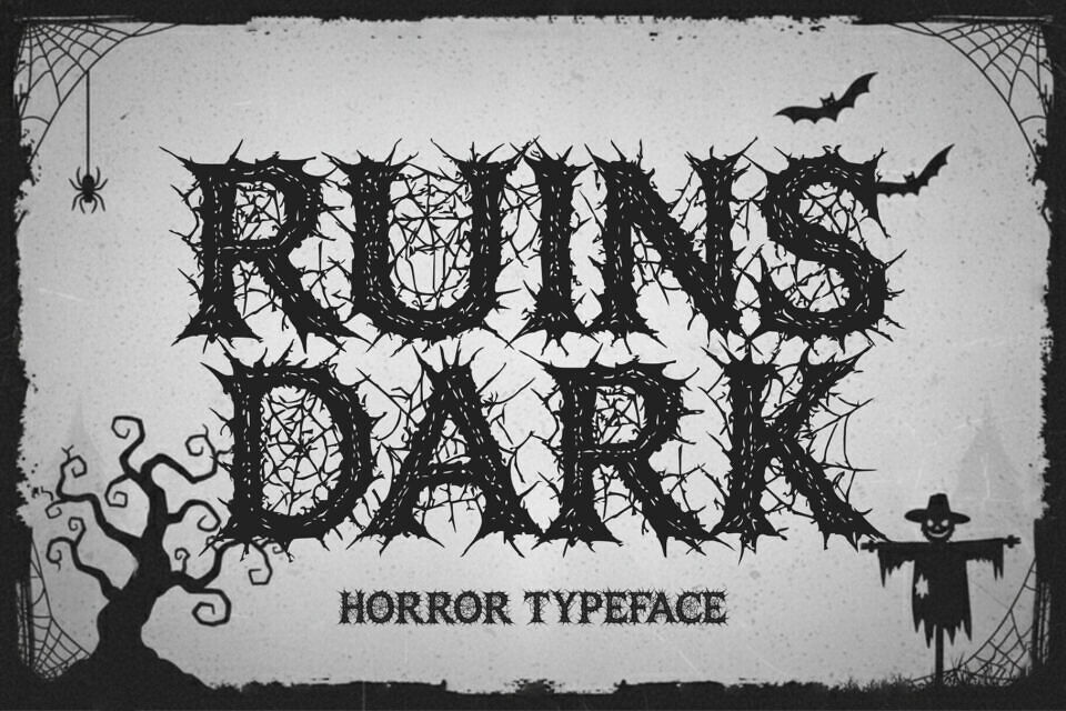 Ruins Dark Font