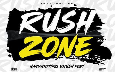 Rush Zone Font