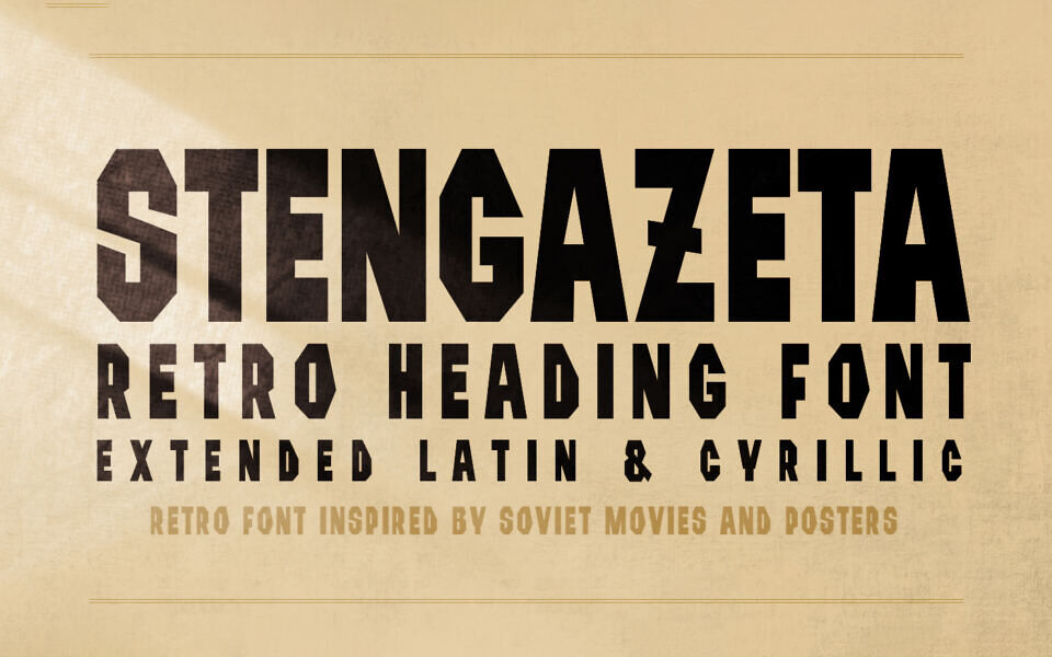 ST-Stengazeta Font