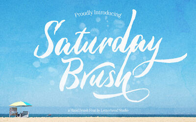 Saturday Brush Font