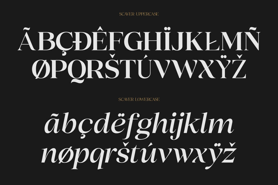 Scaver Font