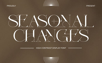 Seasonal Changes Font
