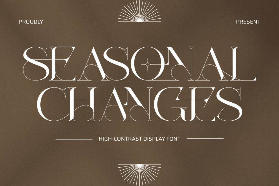 Seasonal Changes Font