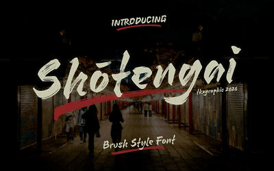 Shotengai Font