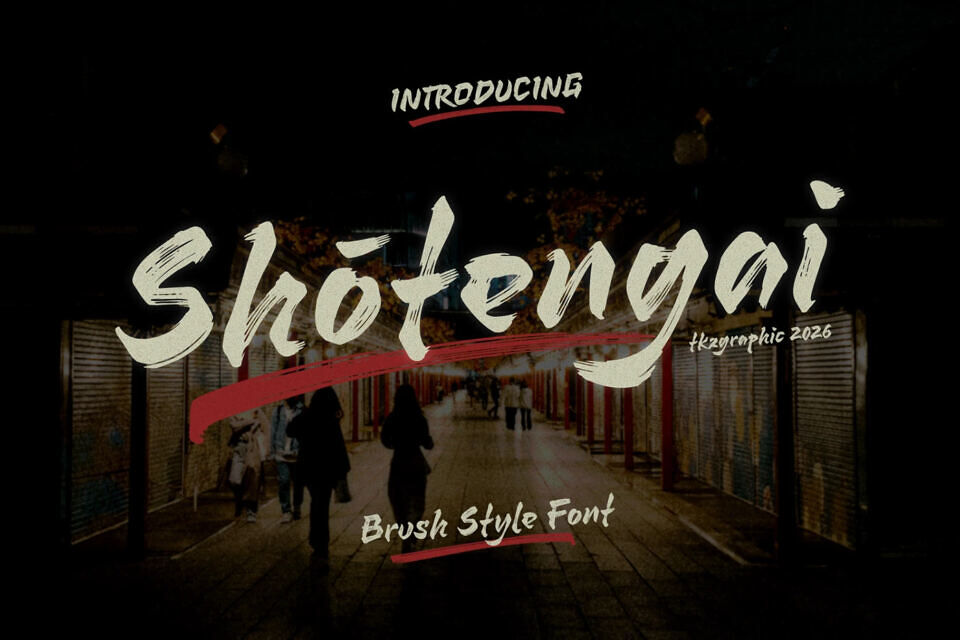 Shotengai Font