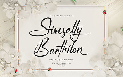 Simsalty Barthilon Font
