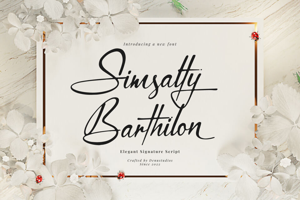 Simsalty Barthilon Font