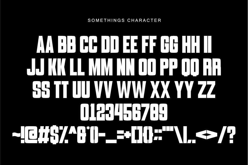 Somethings Font