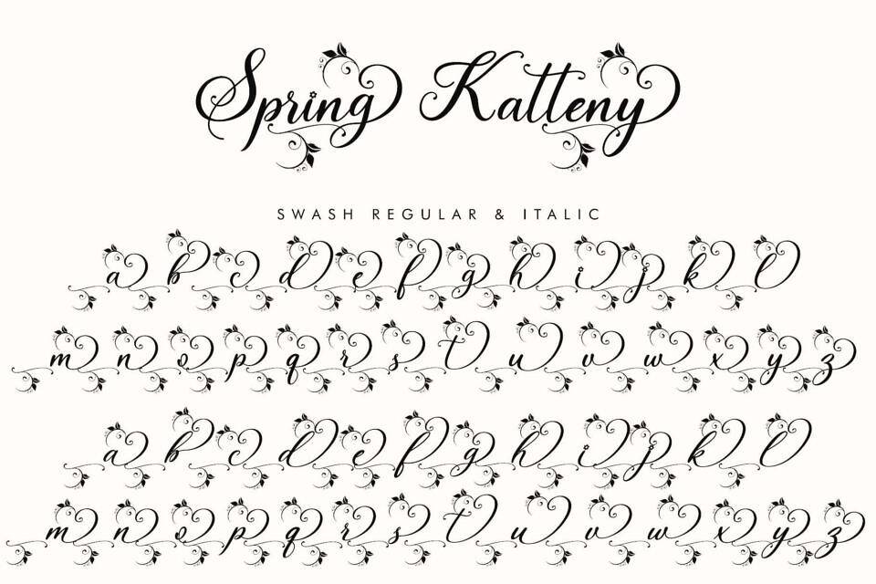 Spring Katteny Font