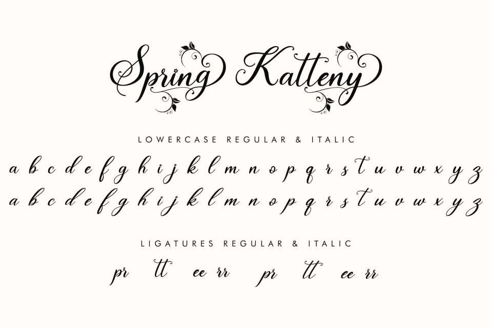 Spring Katteny Font