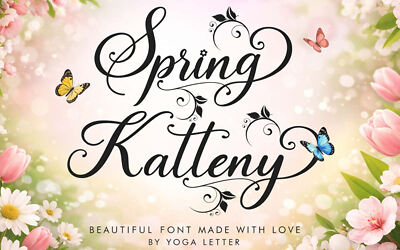 Spring Katteny Font