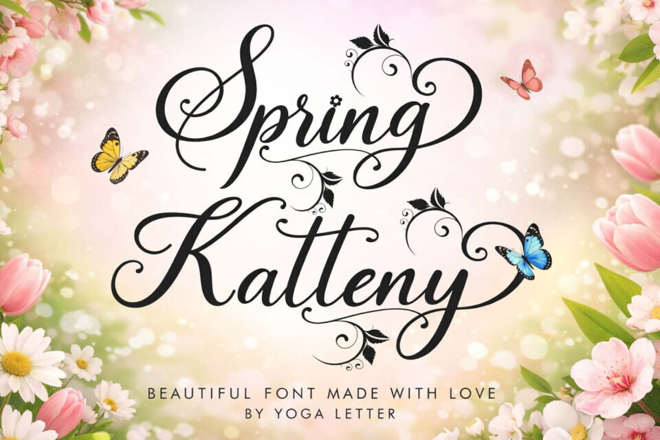 Spring Katteny Font