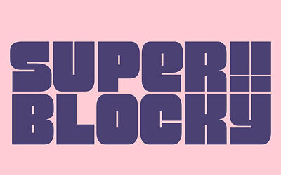 Super Blocky Font
