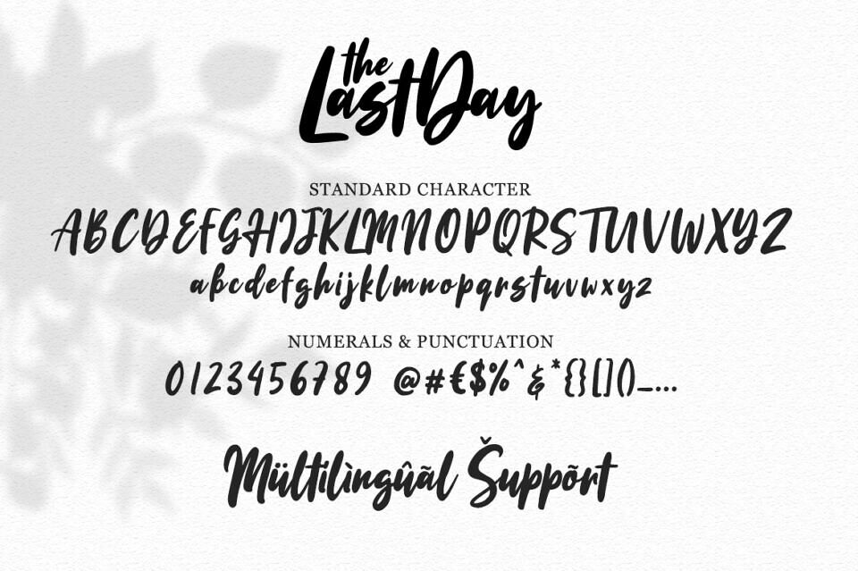 The Last Day Font