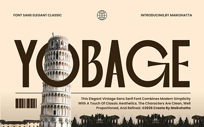 Yobage Font