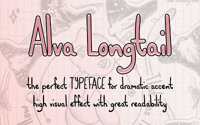Alva Longtail Font