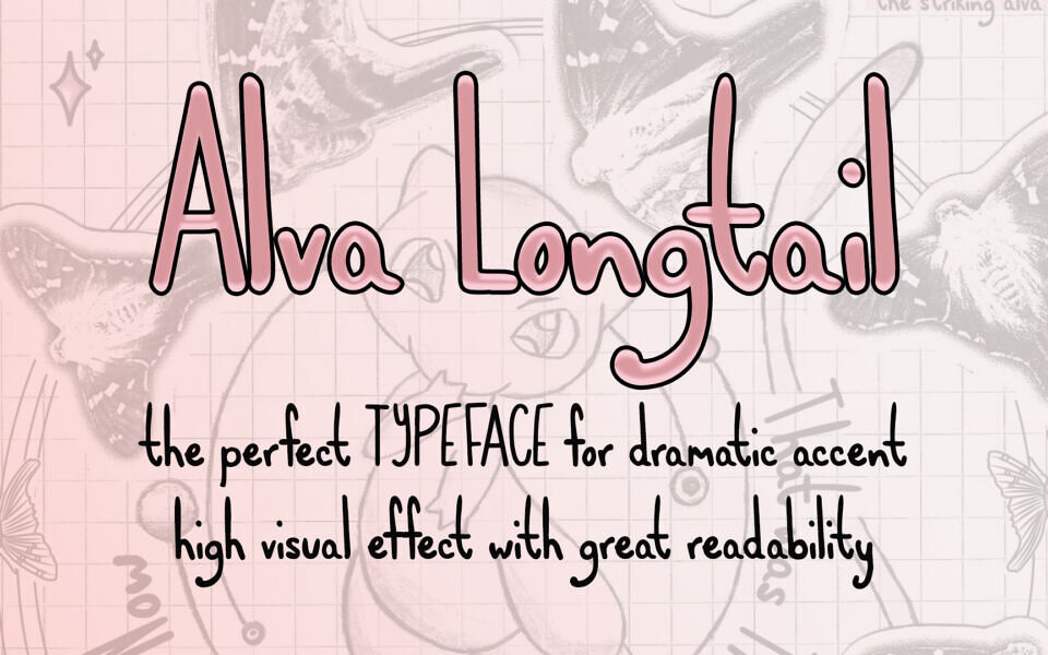 Alva Longtail Font