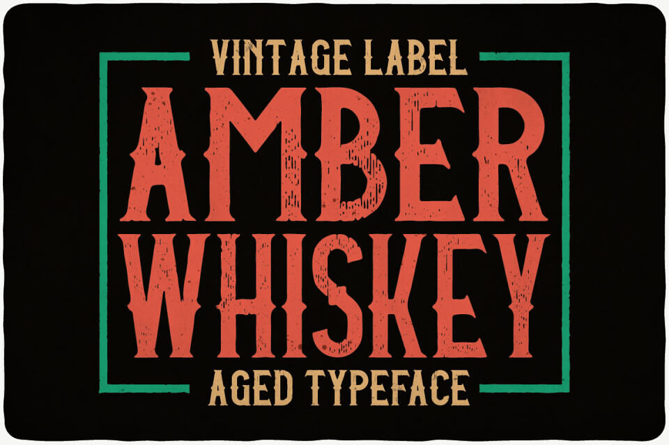 Amber Whiskey Font