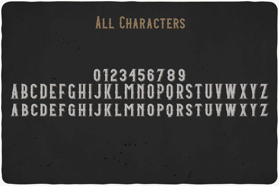 Amber Whiskey Font