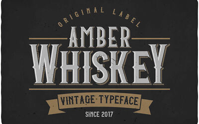 Amber Whiskey Font