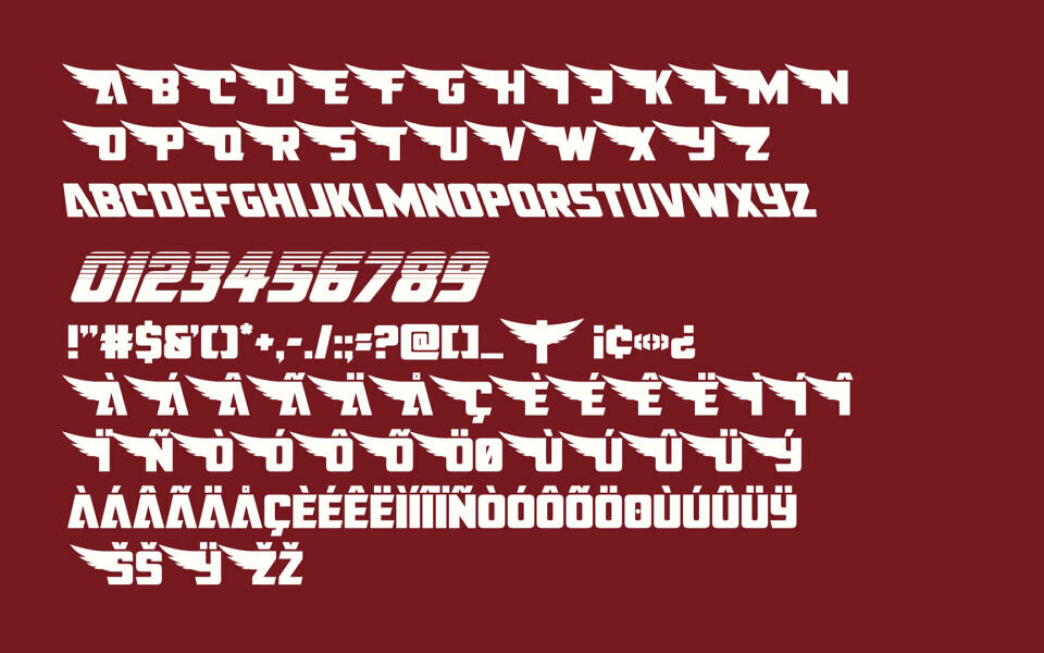 American Kestrel Font Family