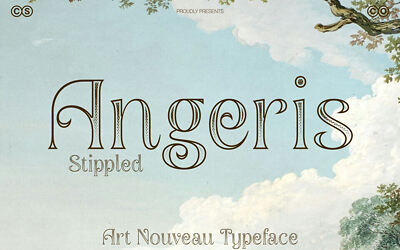 Angeris Stippled Font