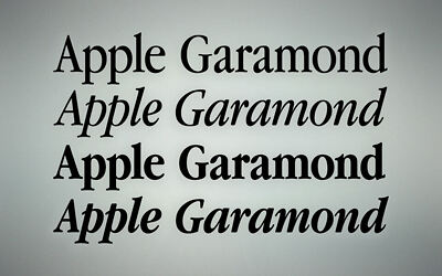 Apple Garamond Font Family