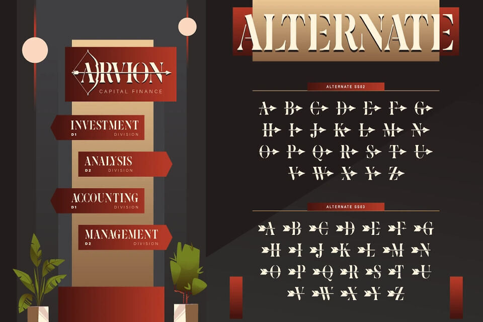Arcex Font