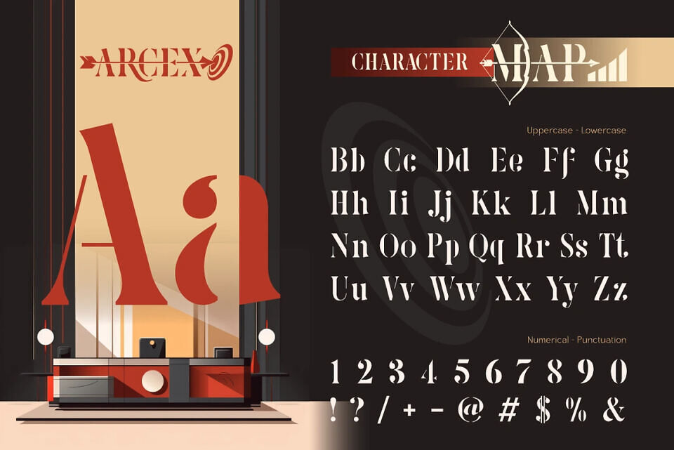 Arcex Font