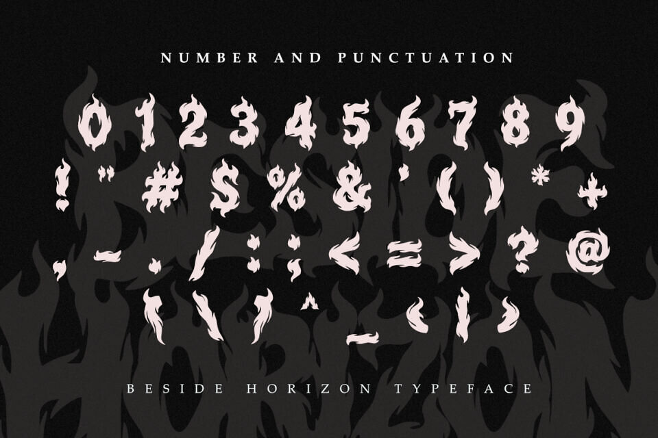 Beside Horizon Font