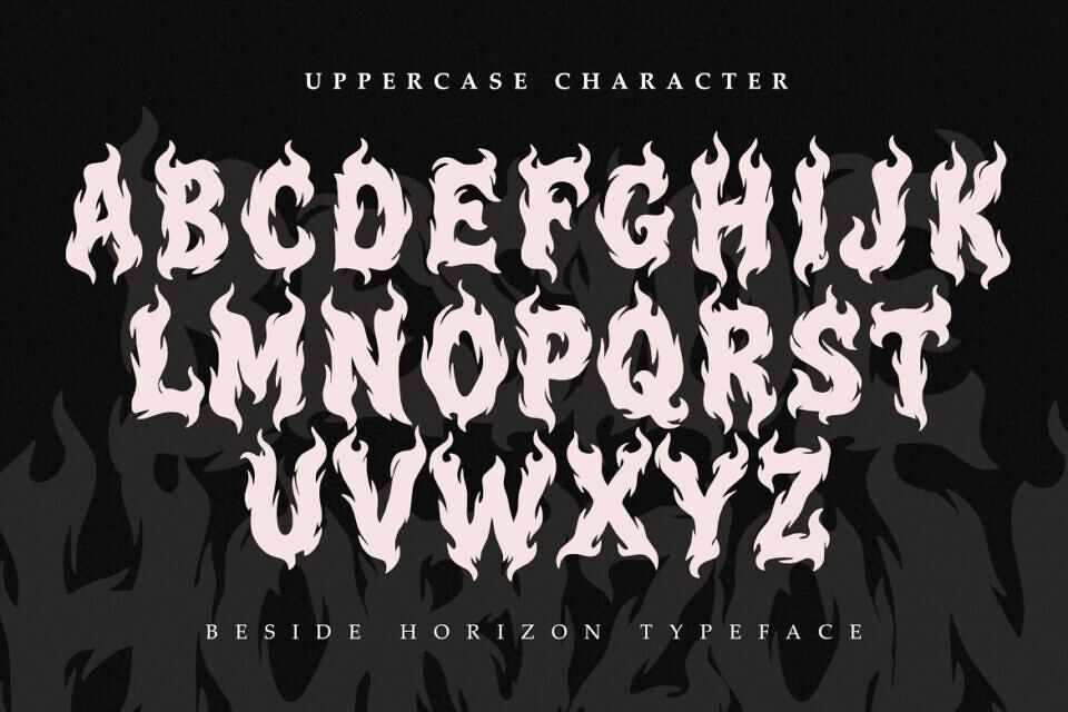 Beside Horizon Font