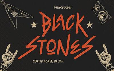 Black Stones Font