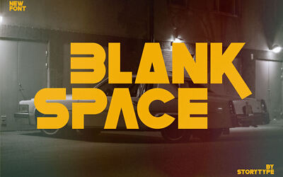 Blank Space Font