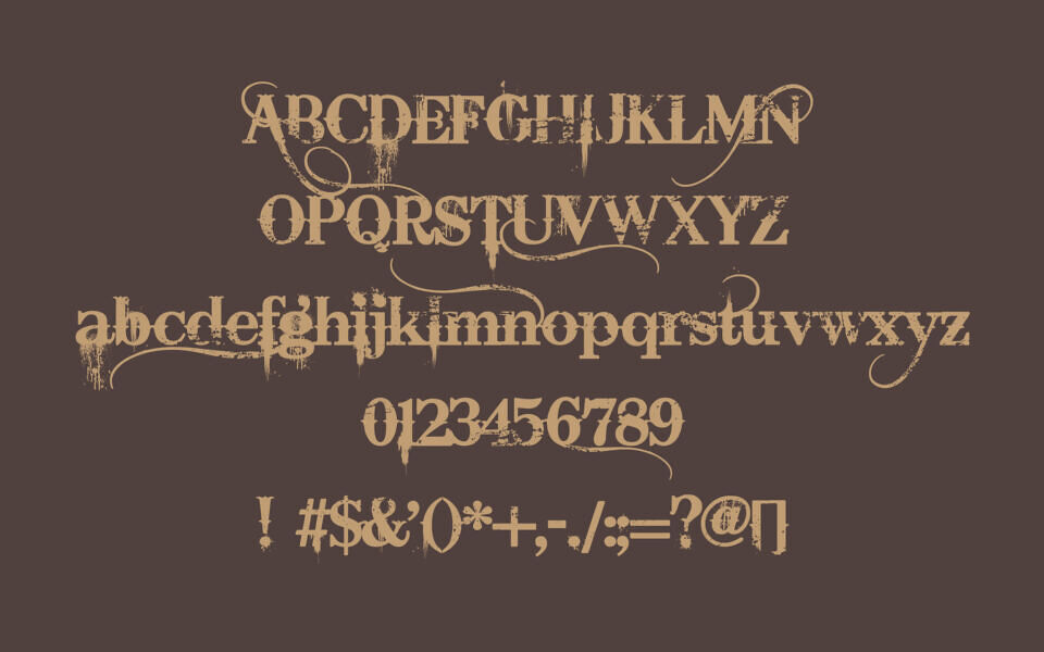 Bleeding Cowboys Font