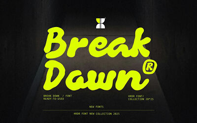 Break Down Font