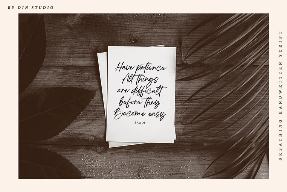 Breathing Font