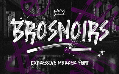 Brosnoirs Font