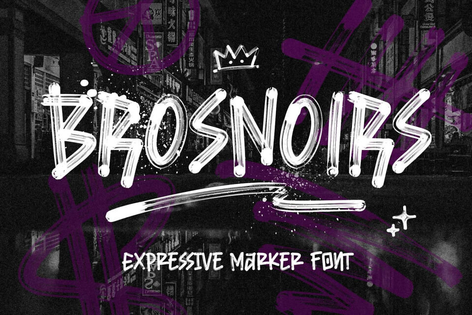Brosnoirs Font