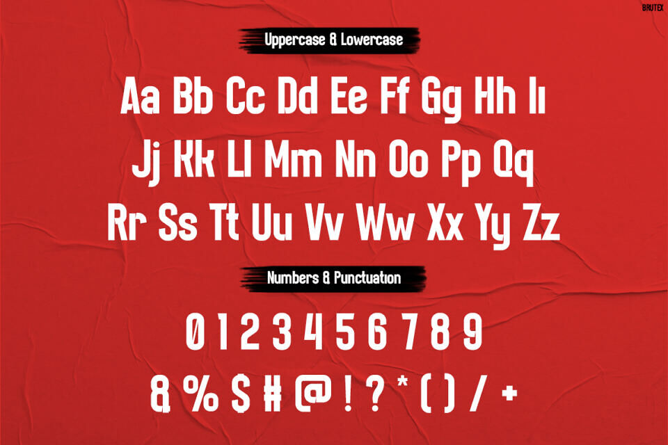 Brutex Font