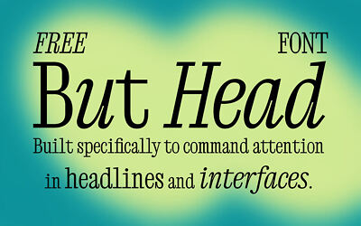 But Head Font